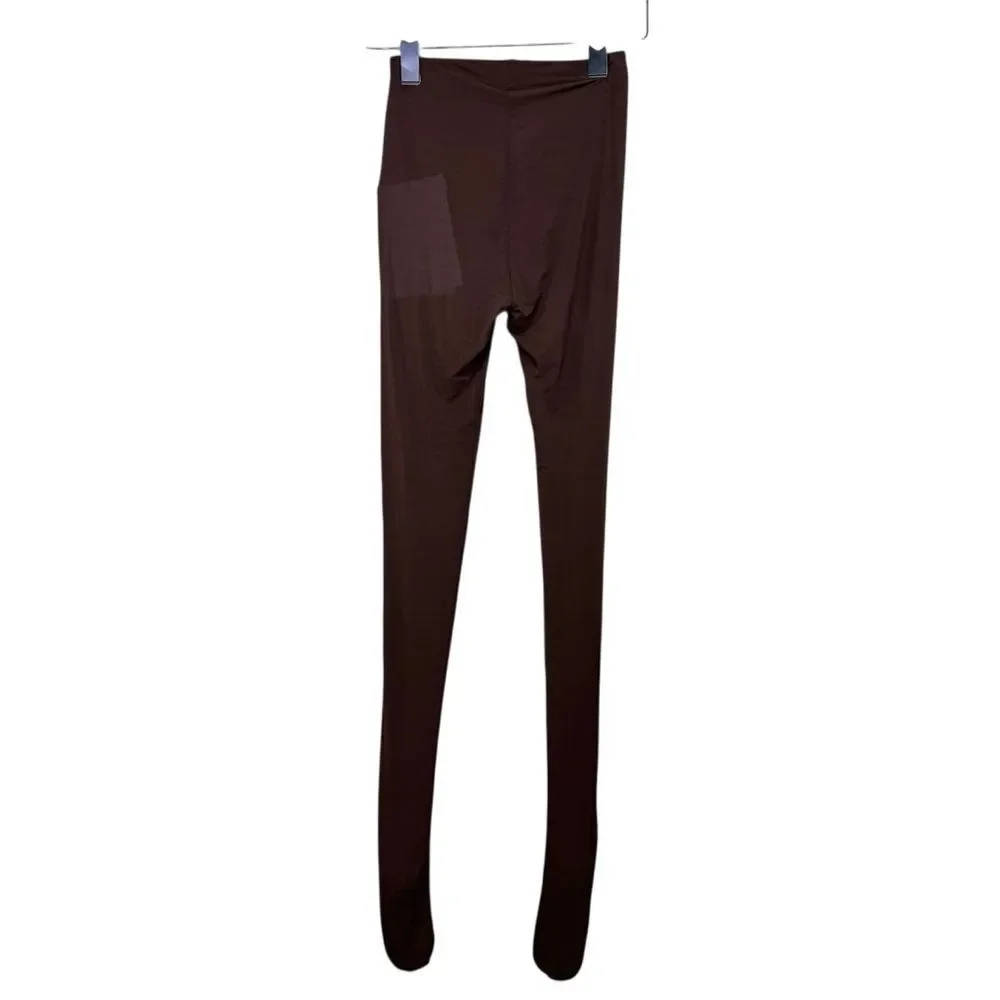 NEW Wardrobe NYC Sheer Tight Dark Brown Size XS